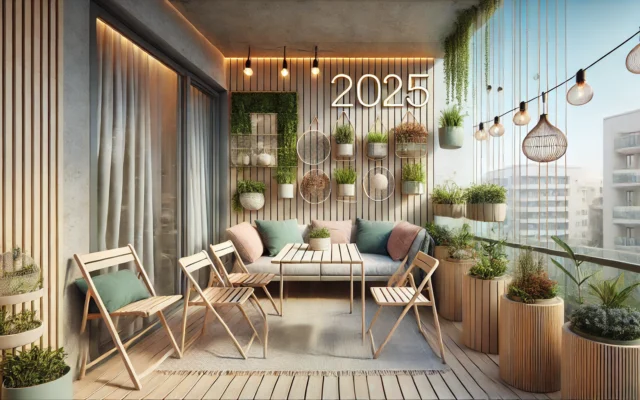 Meble balkonowe – trendy w aranżacji balkonów na 2025 rok